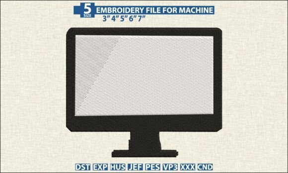 Computer Monitor Embroidery File Review