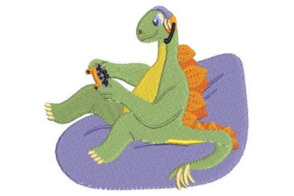 Gamer Stegosaurus